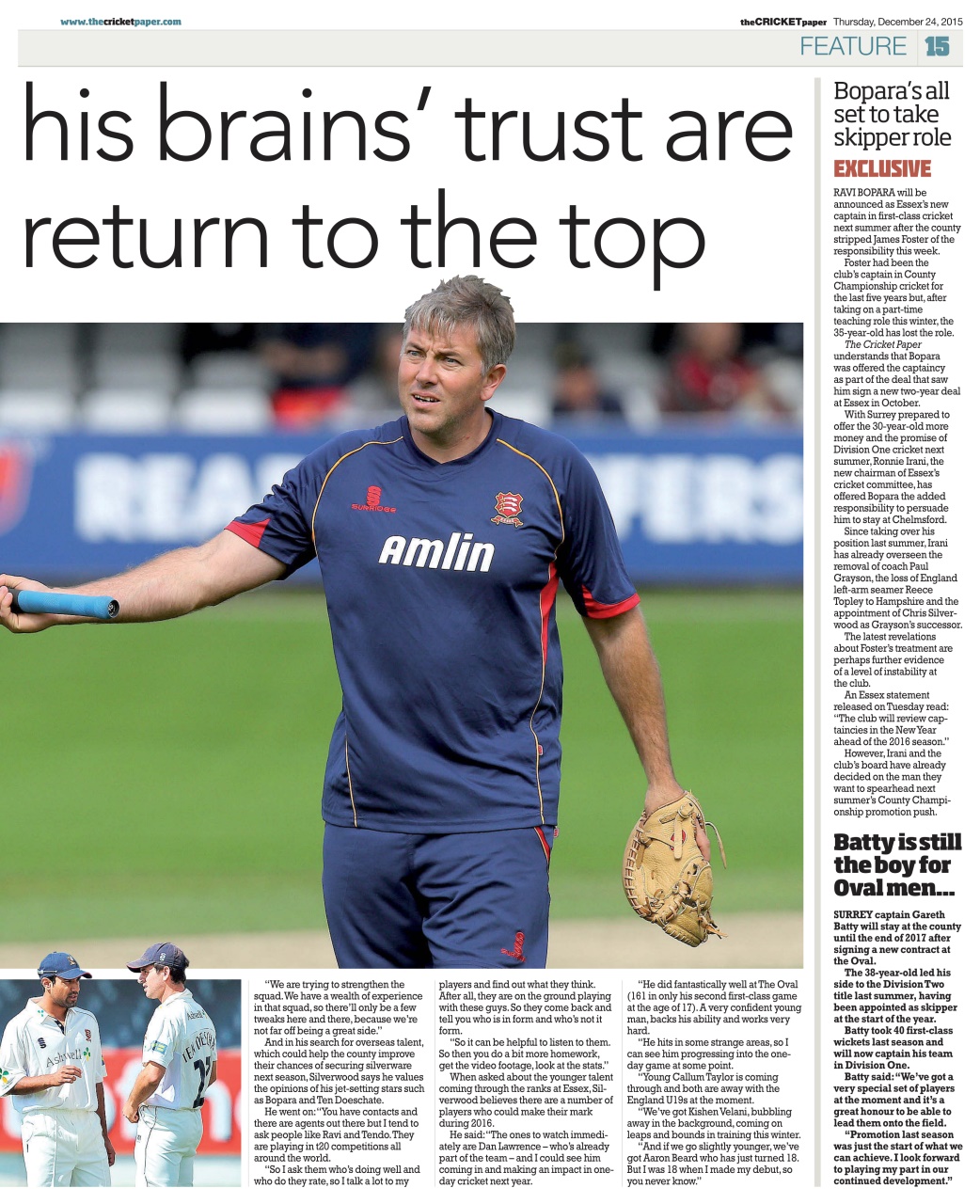 The Cricket Paper Preview Pages