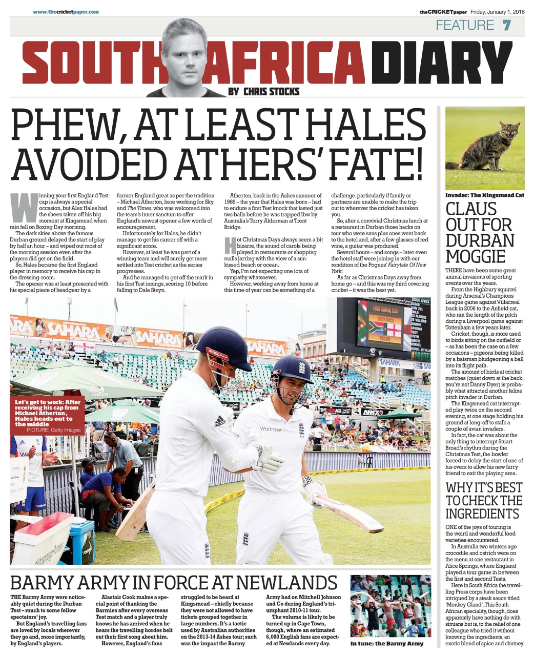 The Cricket Paper Preview Pages
