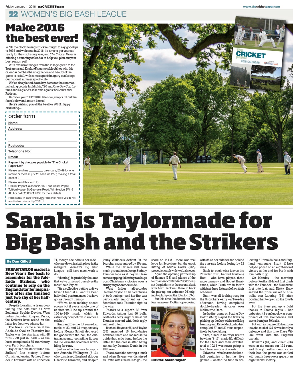 The Cricket Paper Preview Pages