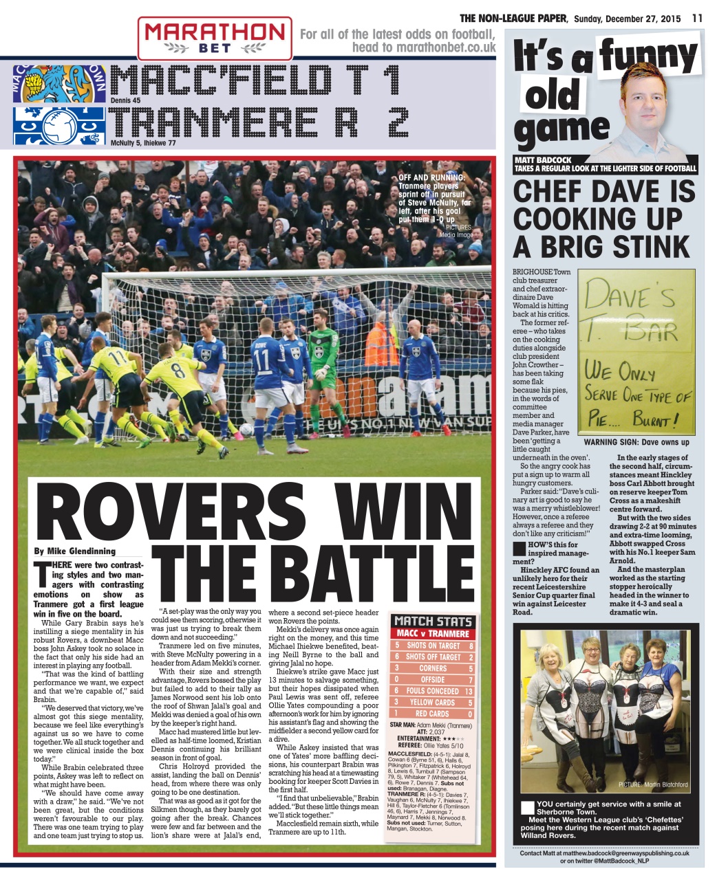 The Non-League Football Paper Preview Pages