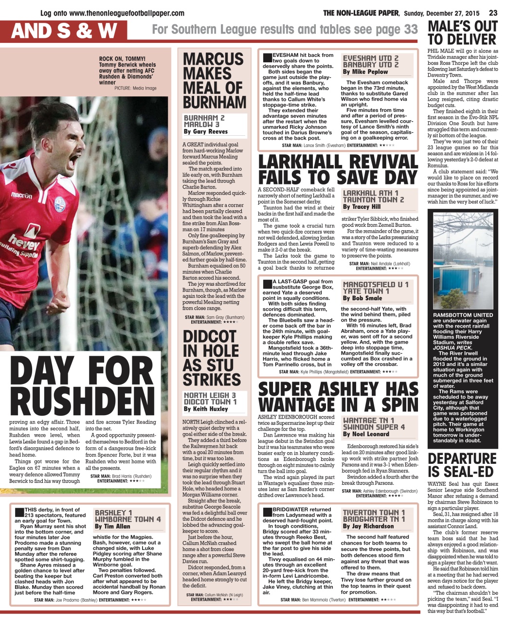 The Non-League Football Paper Preview Pages