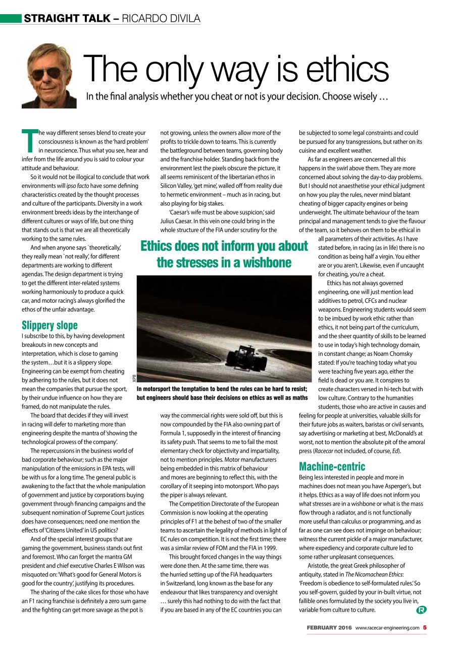 Racecar Engineering Preview Pages