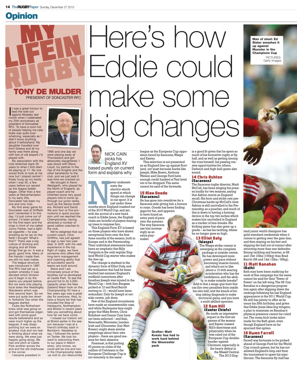 The Rugby Paper Preview Pages