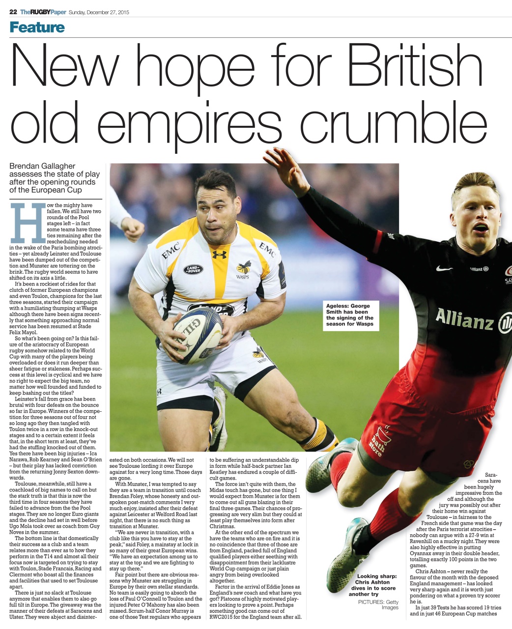 The Rugby Paper Preview Pages