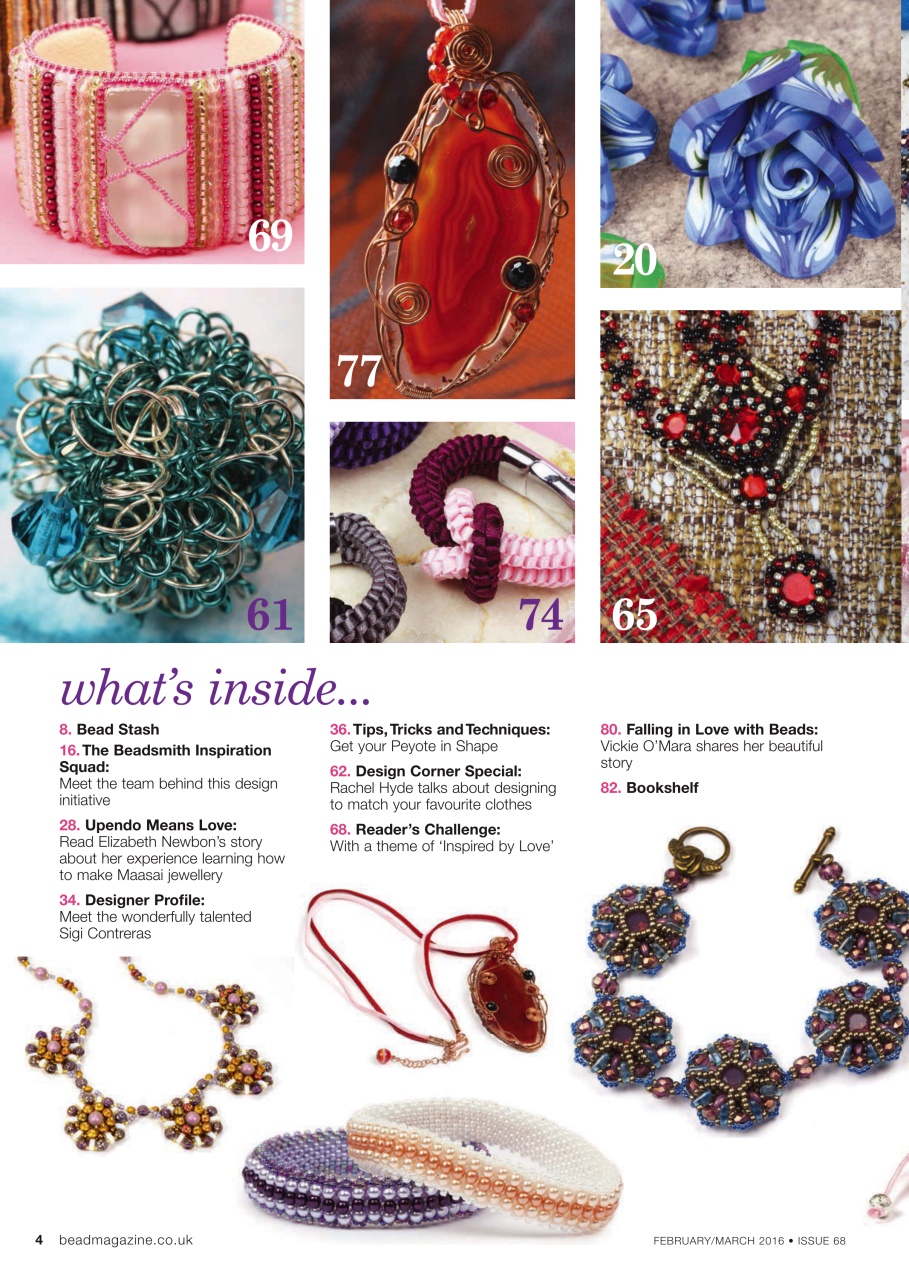 Bead & Jewellery Magazine Preview Pages