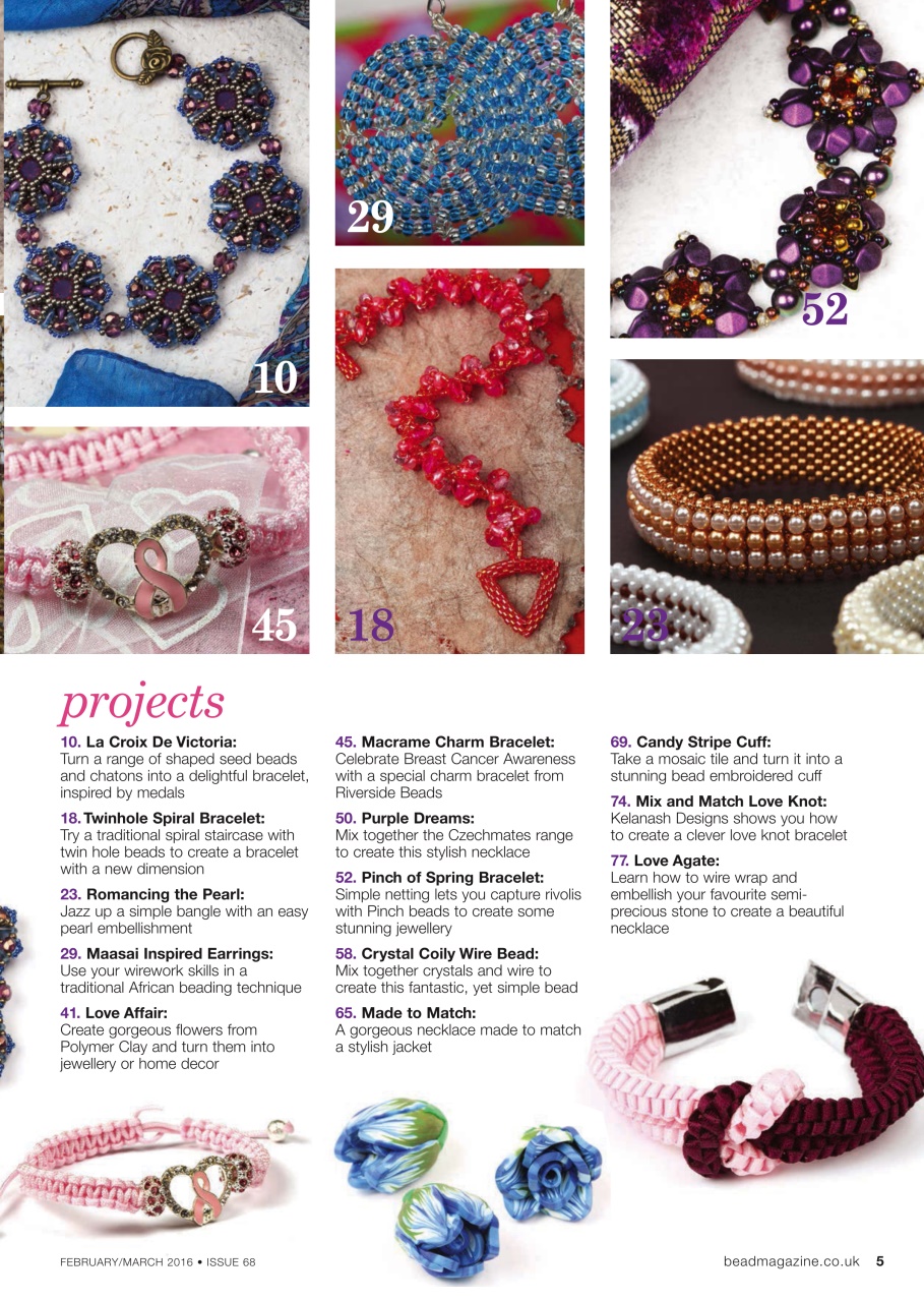 Bead & Jewellery Magazine Preview Pages