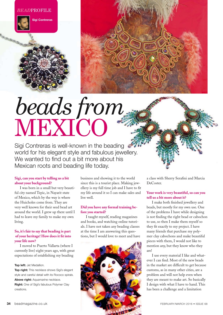 Bead & Jewellery Magazine Preview Pages