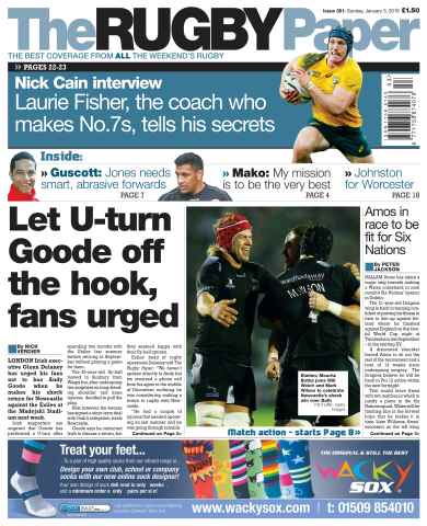 The Rugby Paper issue 3rd January 2016