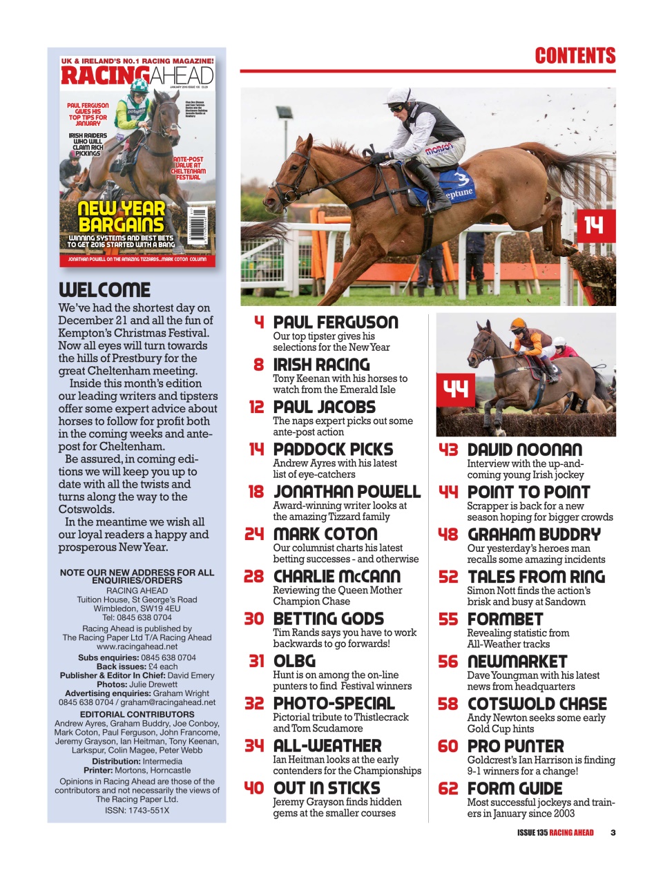 Racing Ahead Preview Pages