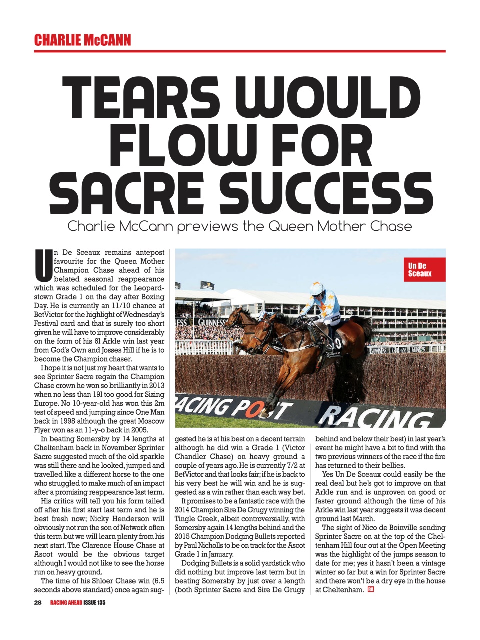 Racing Ahead Preview Pages