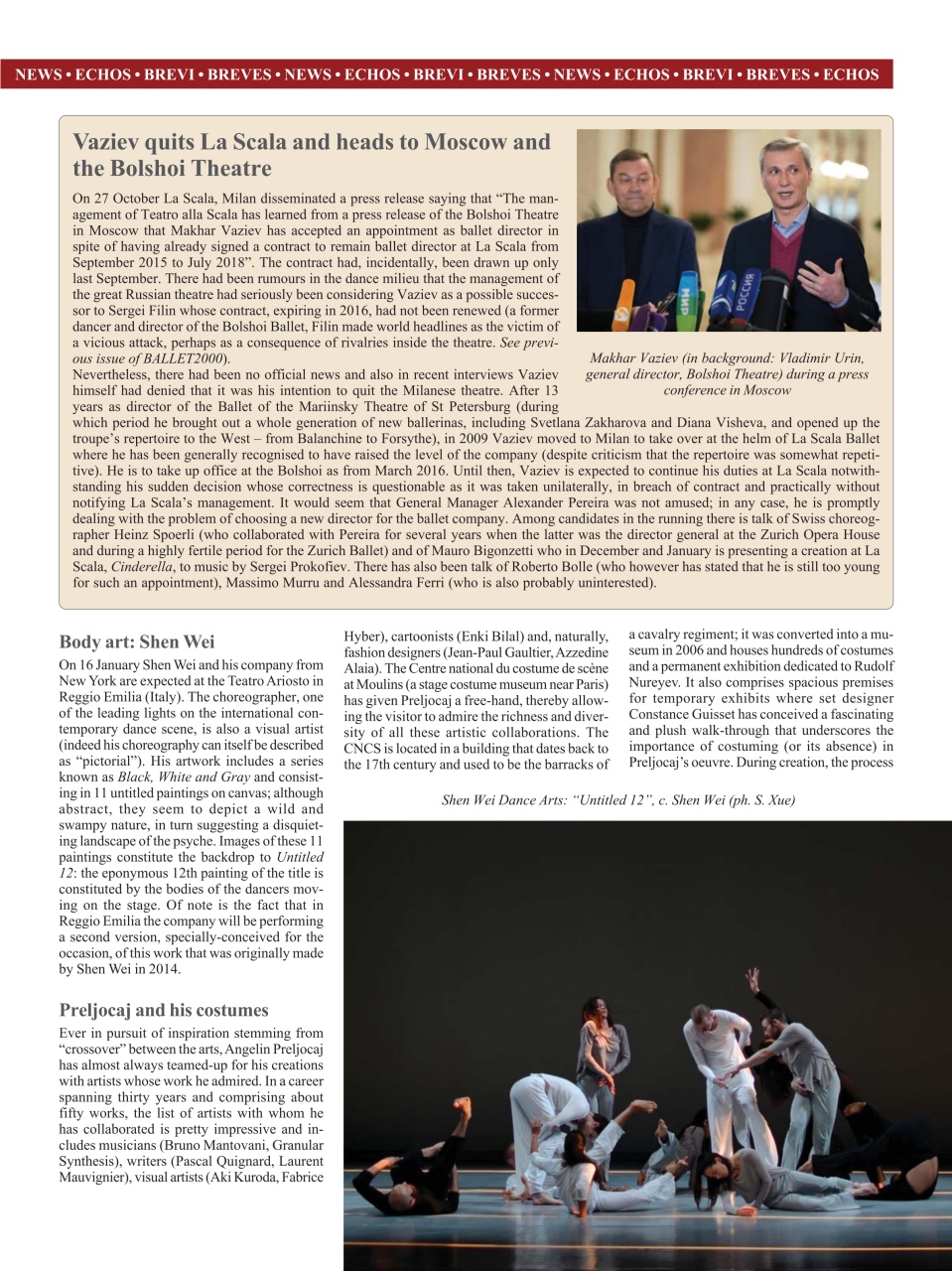 BALLET2000 English Edition Preview Pages