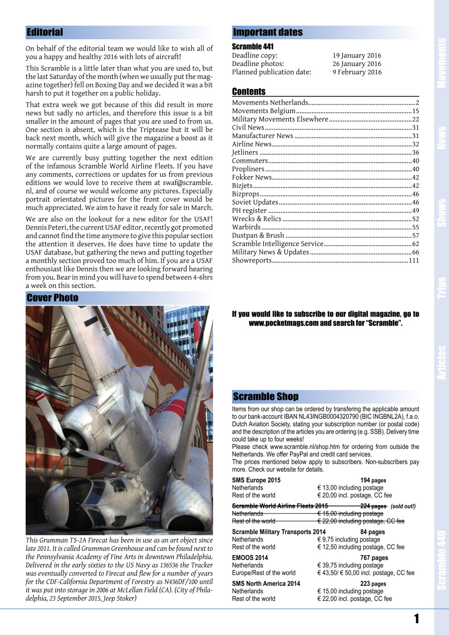 Scramble Magazine Preview Pages