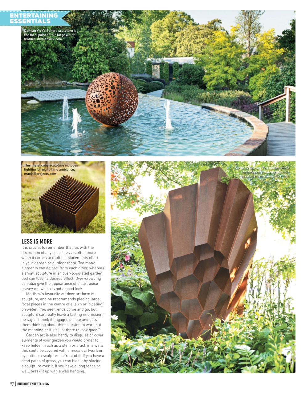 Backyard & Outdoor Living Preview Pages