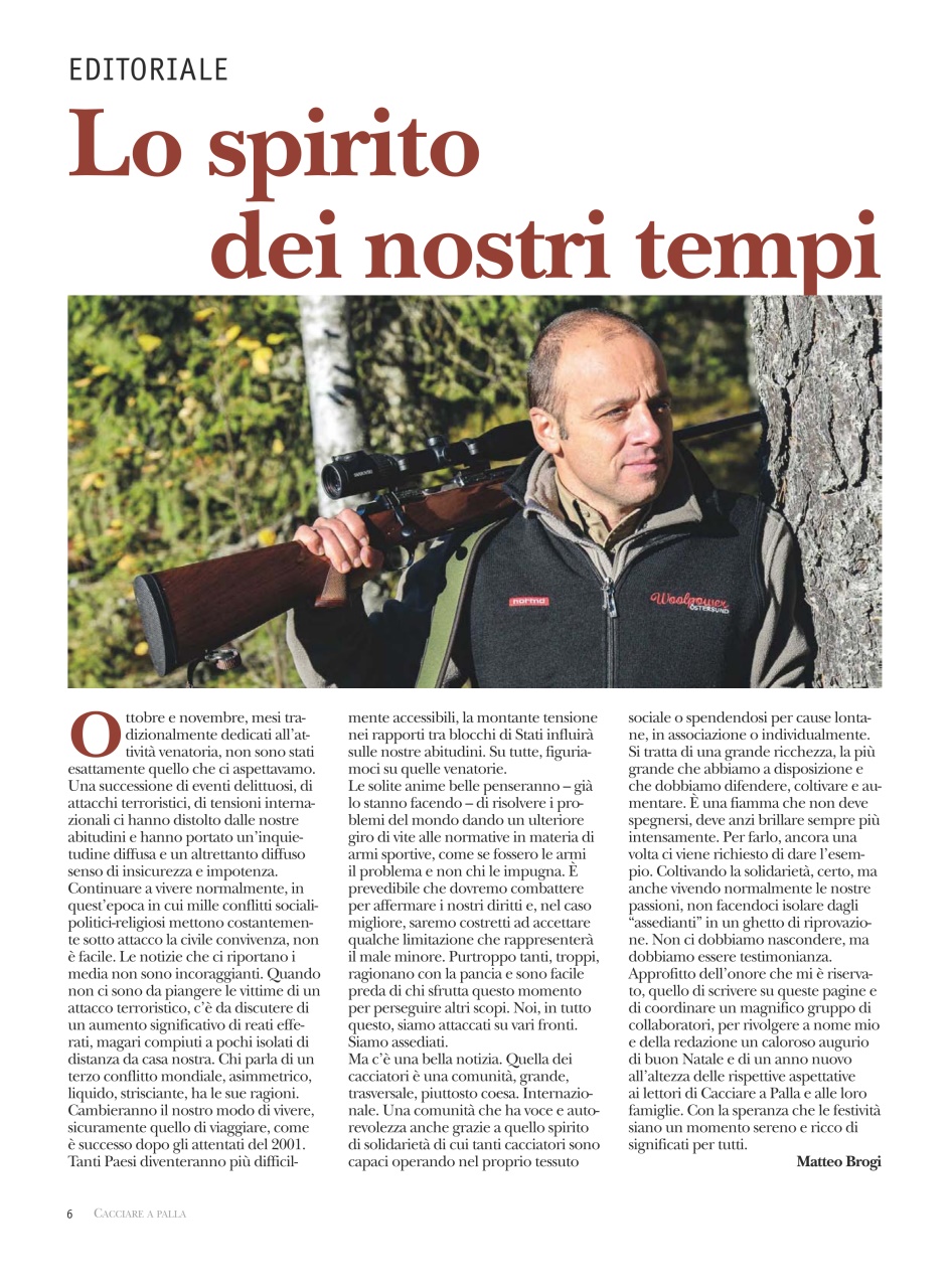 Caccia Magazine Preview Pages