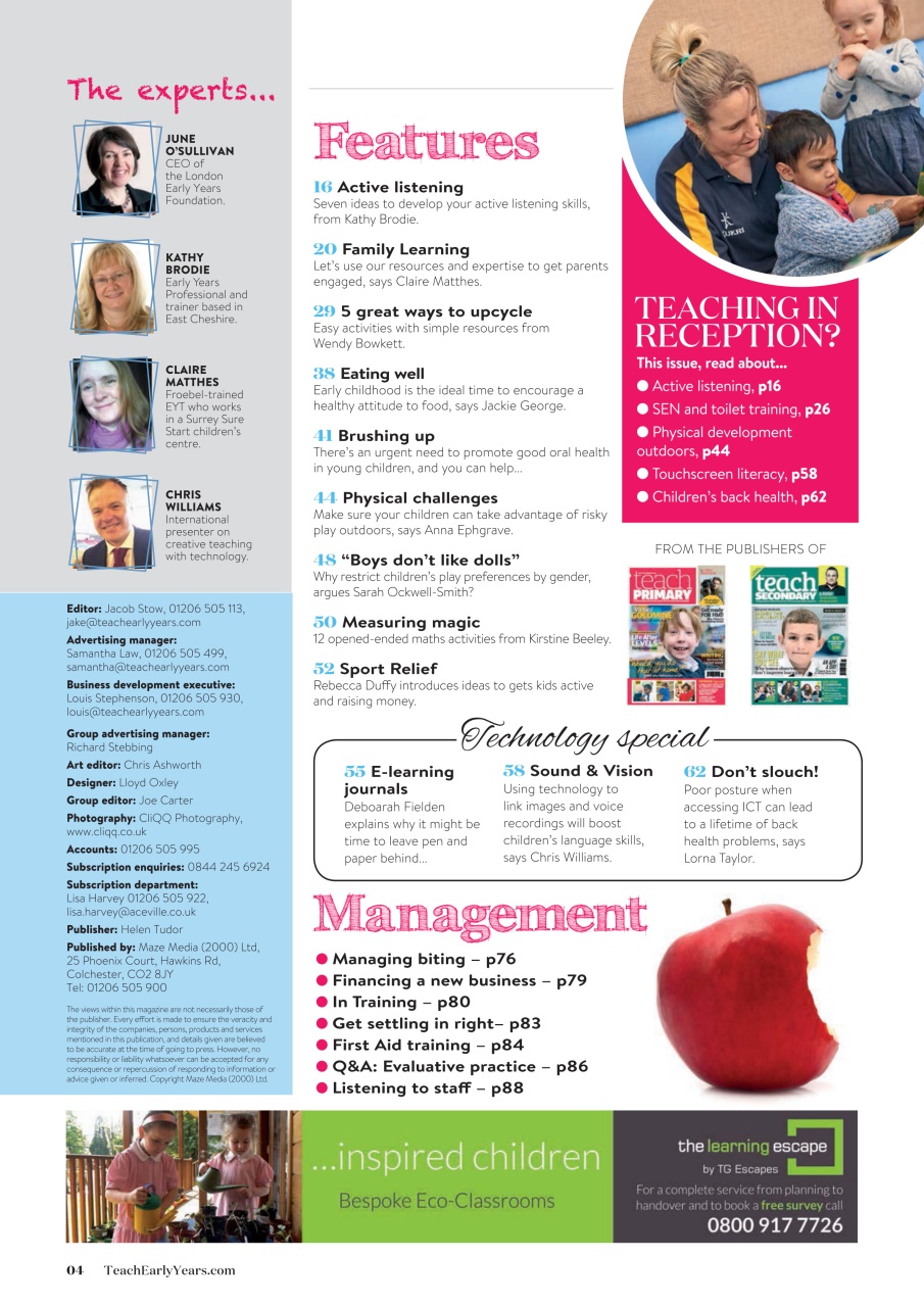 Teach Early Years Preview Pages