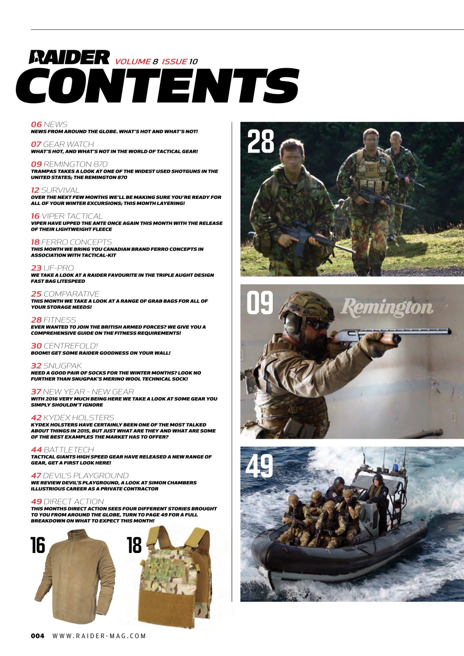 Raider Preview Pages