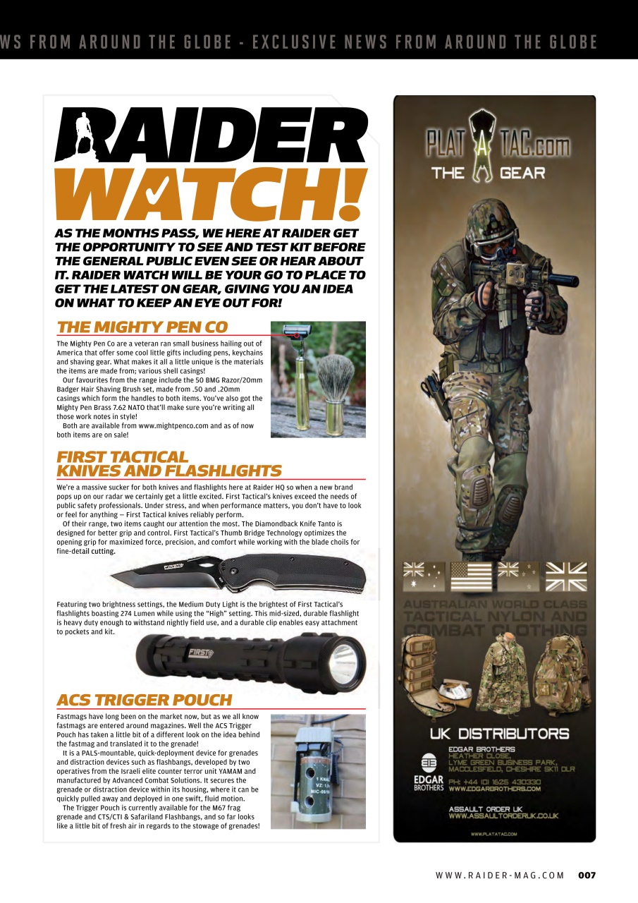 Raider Preview Pages