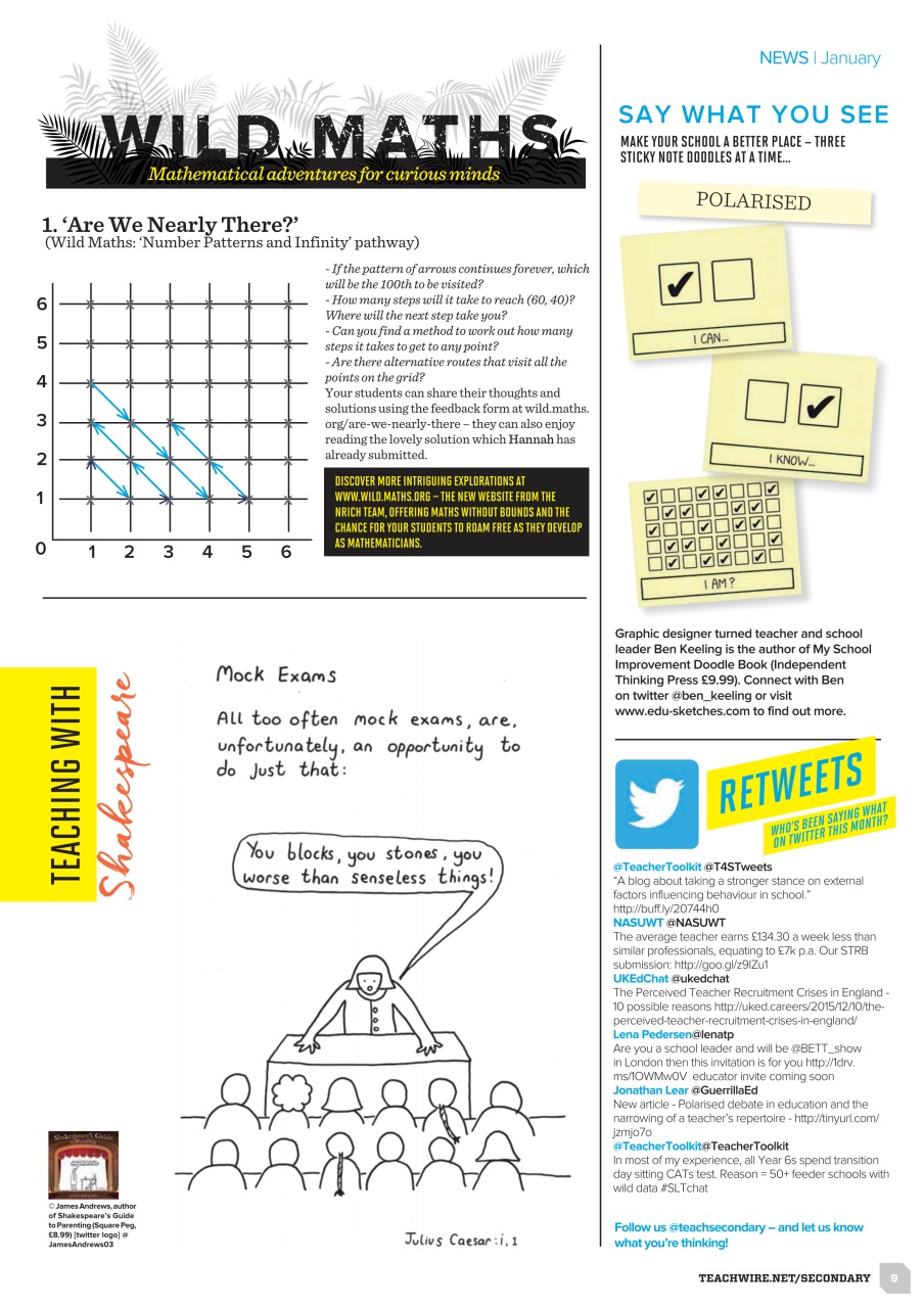 Teach Secondary Preview Pages