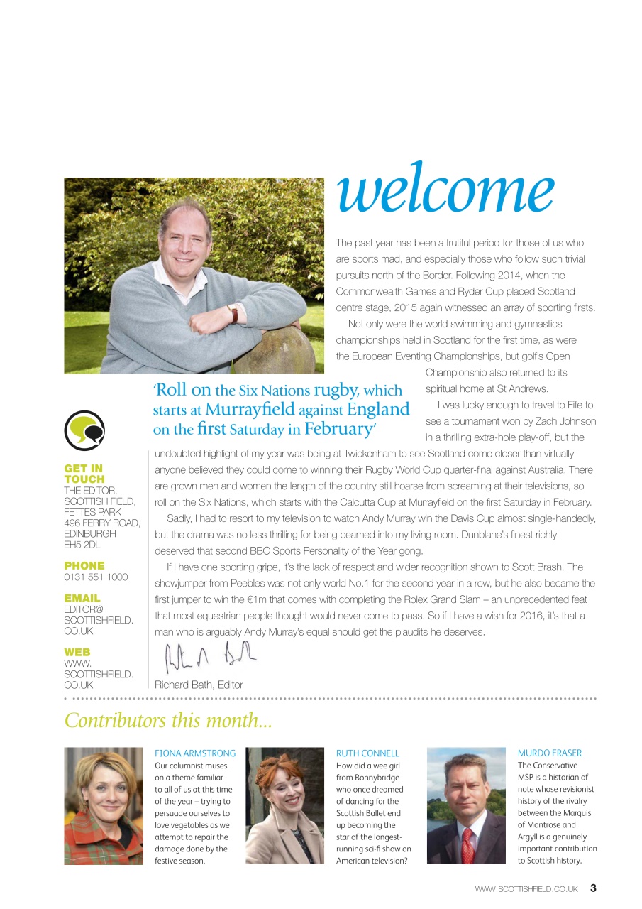 Scottish Field Preview Pages