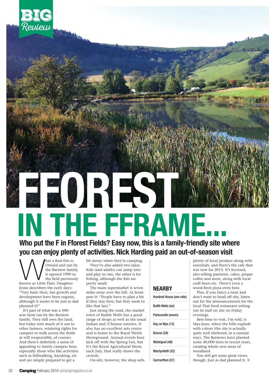 Camping Preview Pages