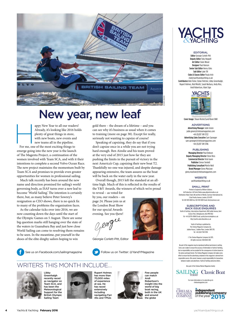 Yachts & Yachting Preview Pages