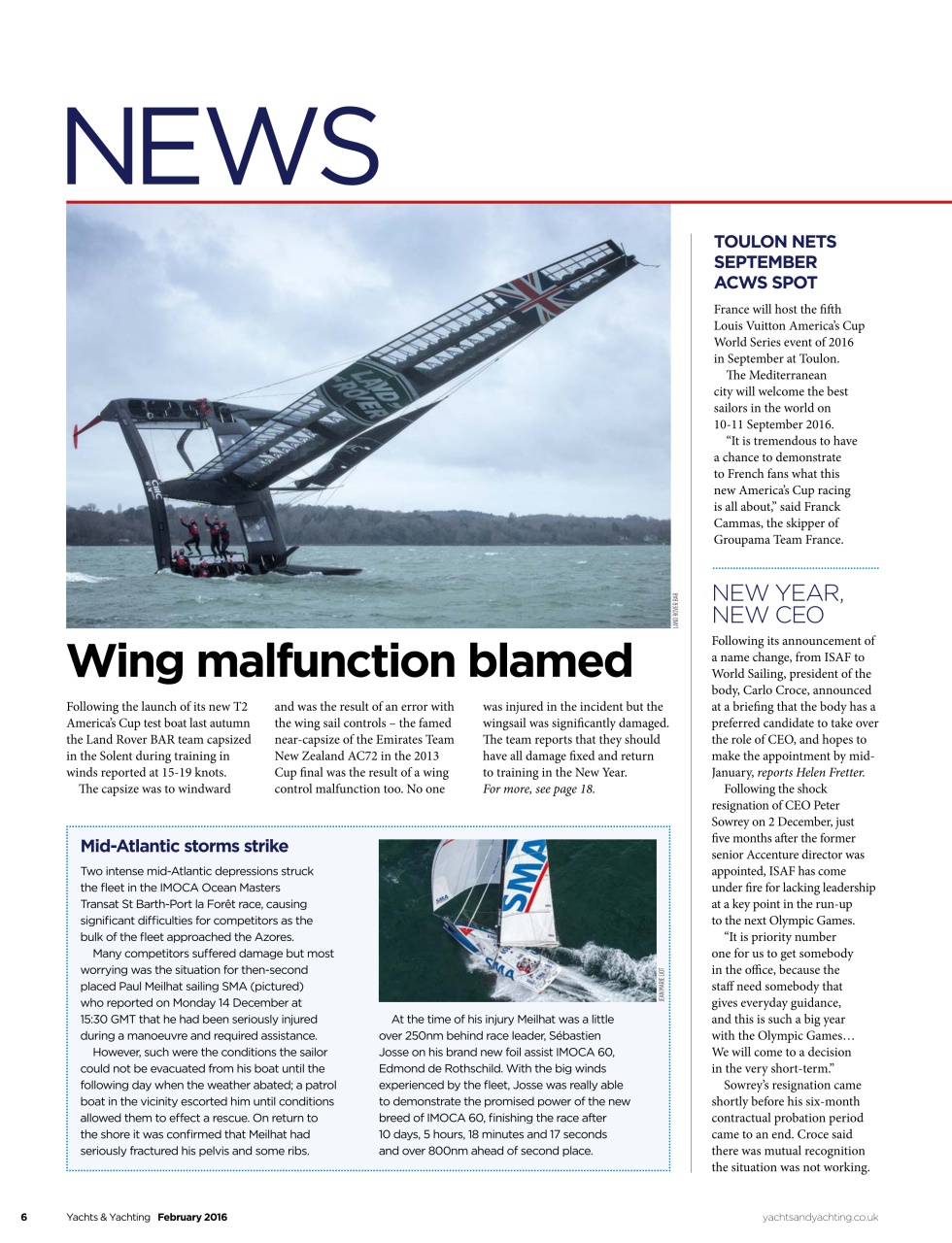 Yachts & Yachting Preview Pages