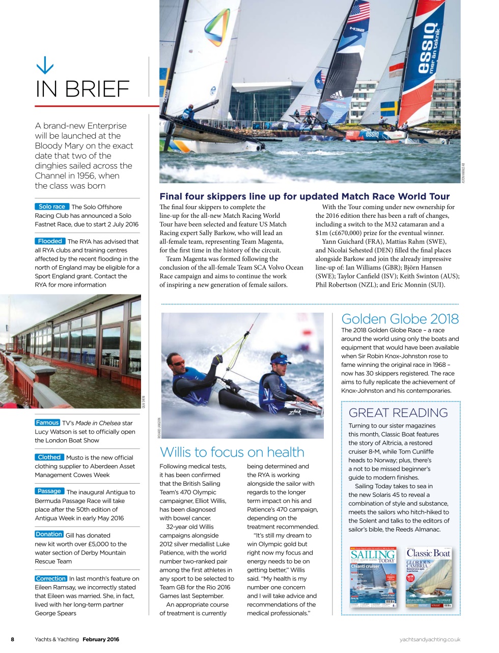 Yachts & Yachting Preview Pages