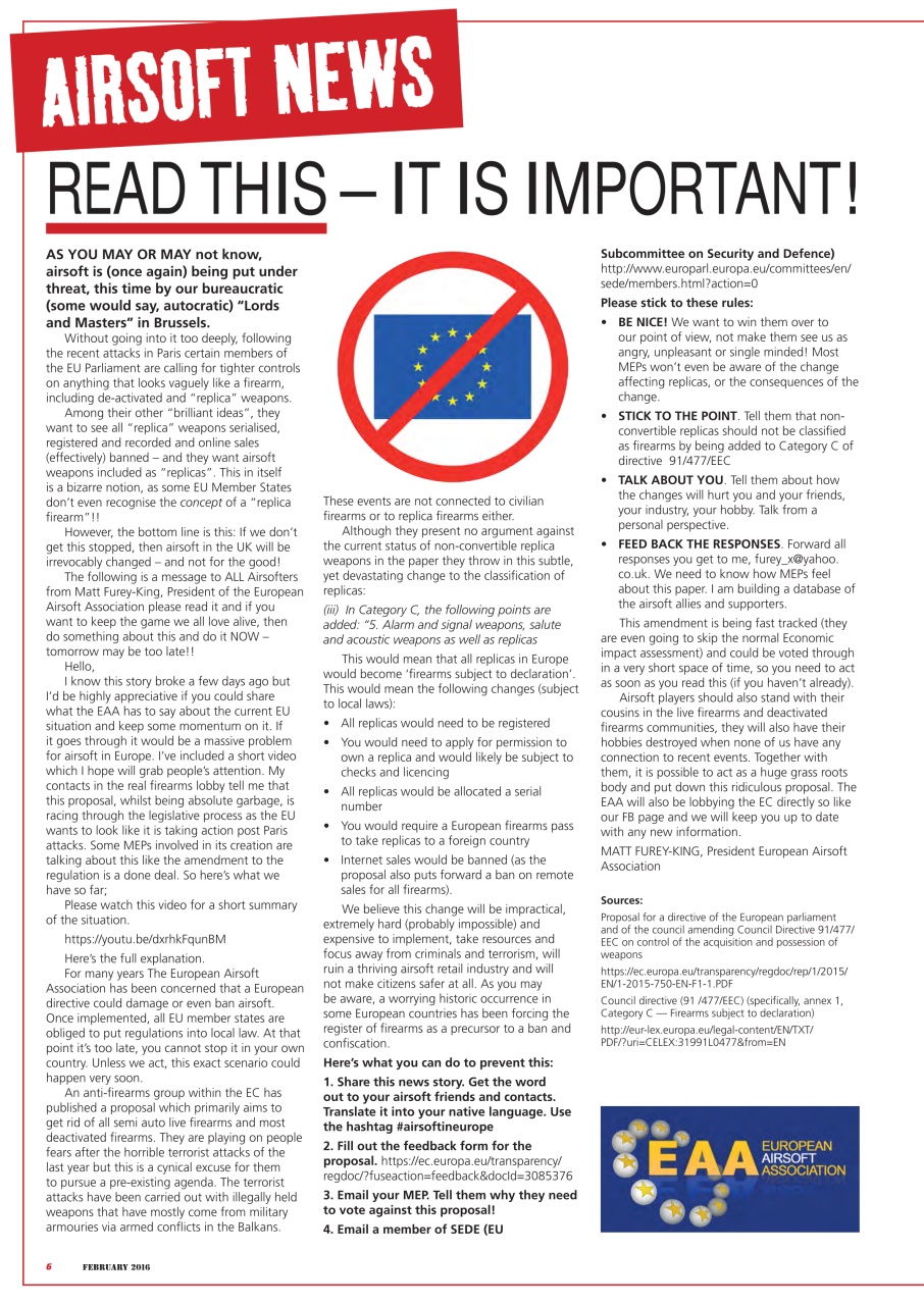 Airsoft Action Preview Pages