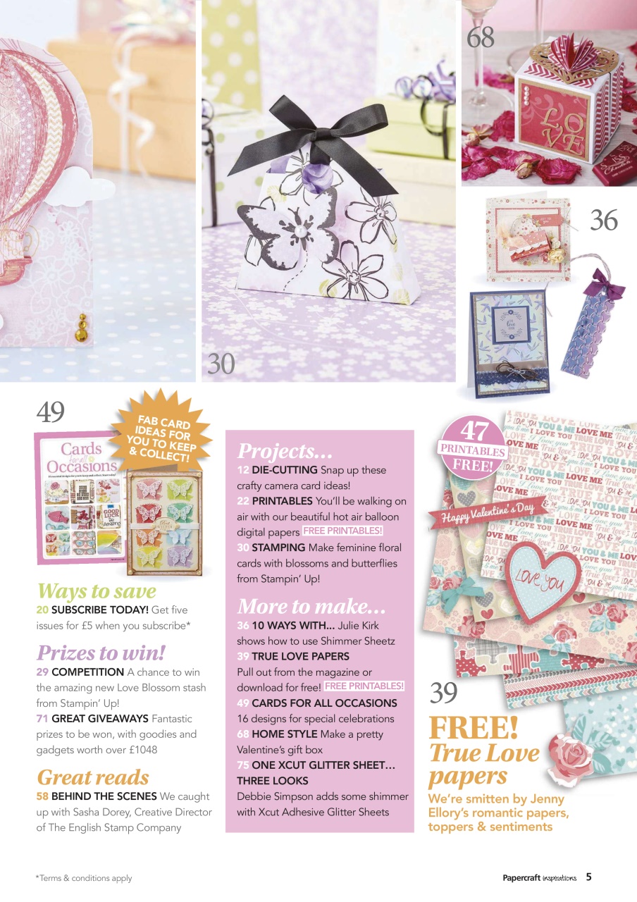 Papercraft Inspirations Preview Pages