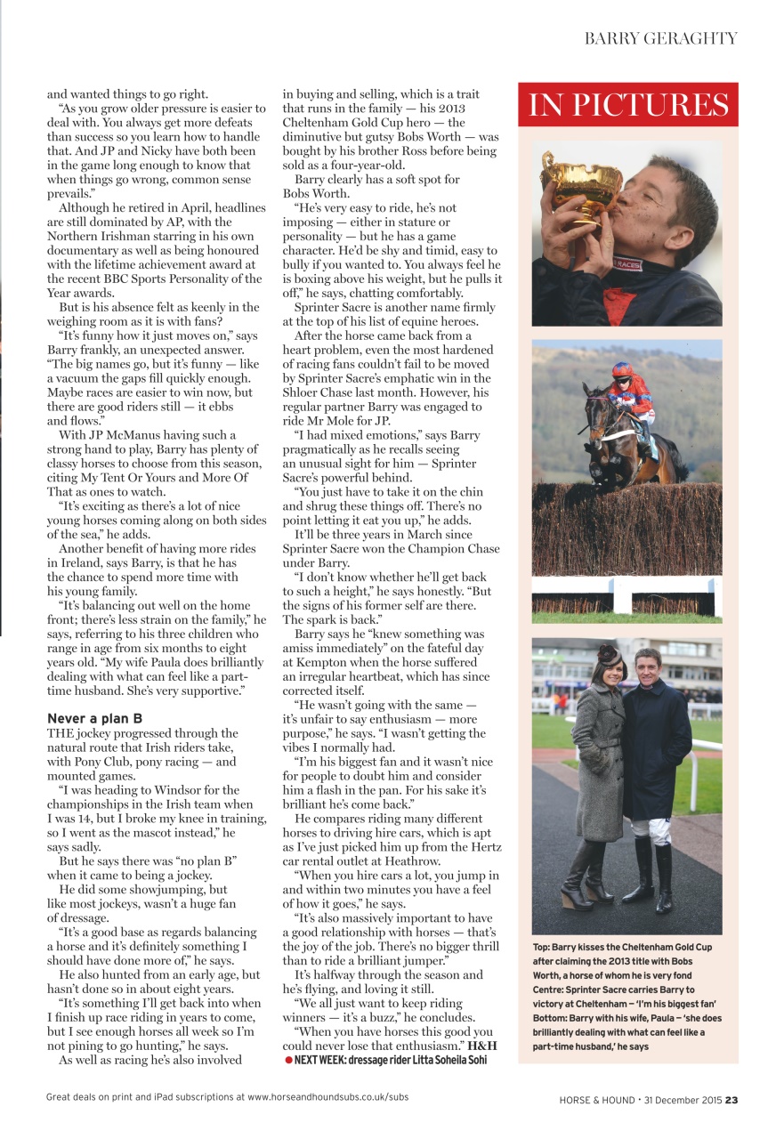Horse & Hound Preview Pages