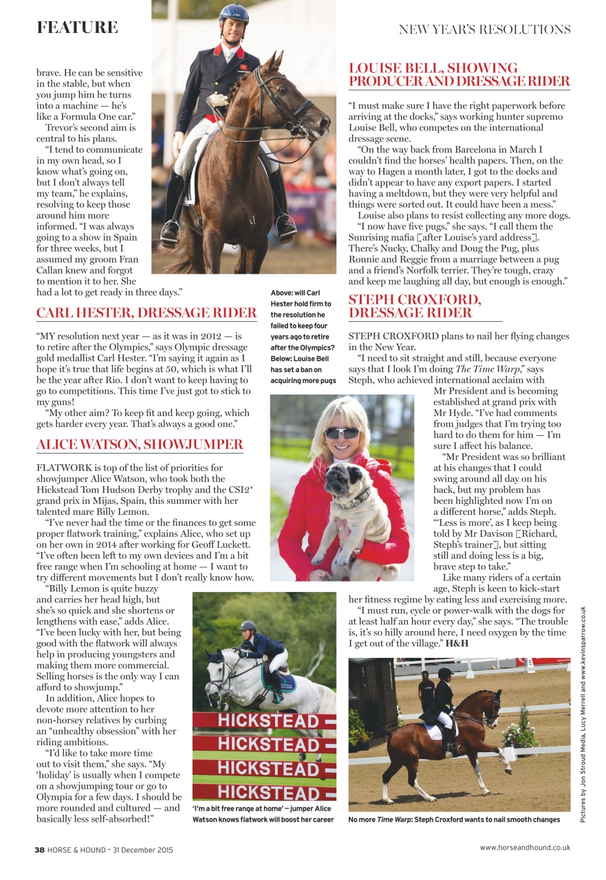 Horse & Hound Preview Pages