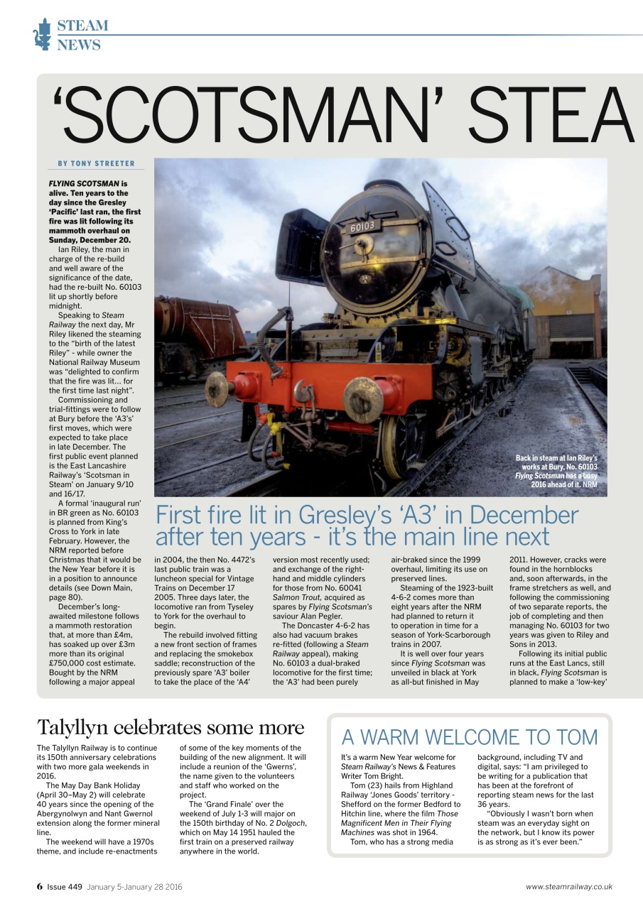 Steam Railway Preview Pages