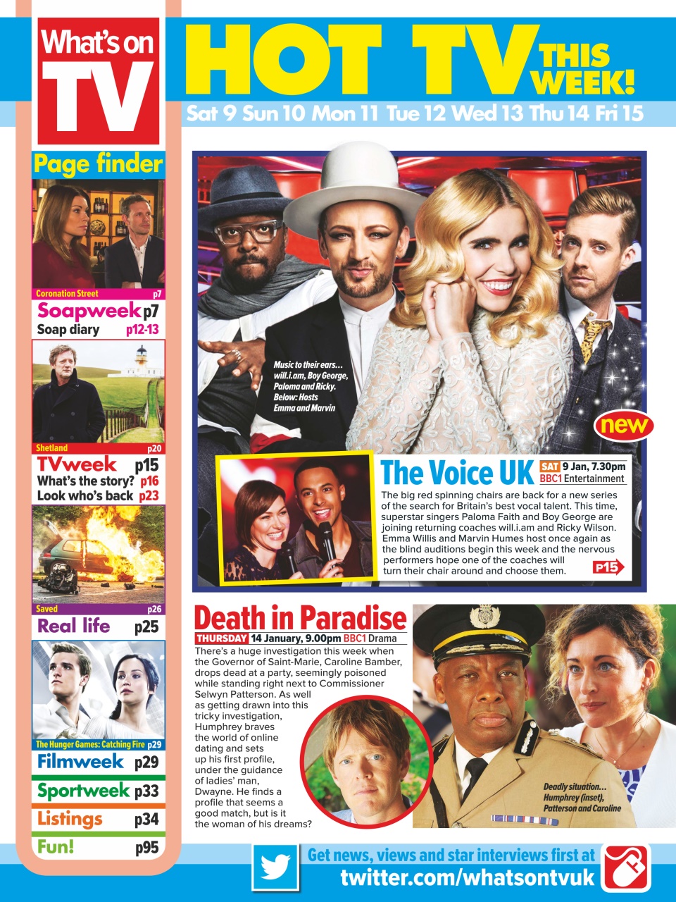 What's on TV Preview Pages