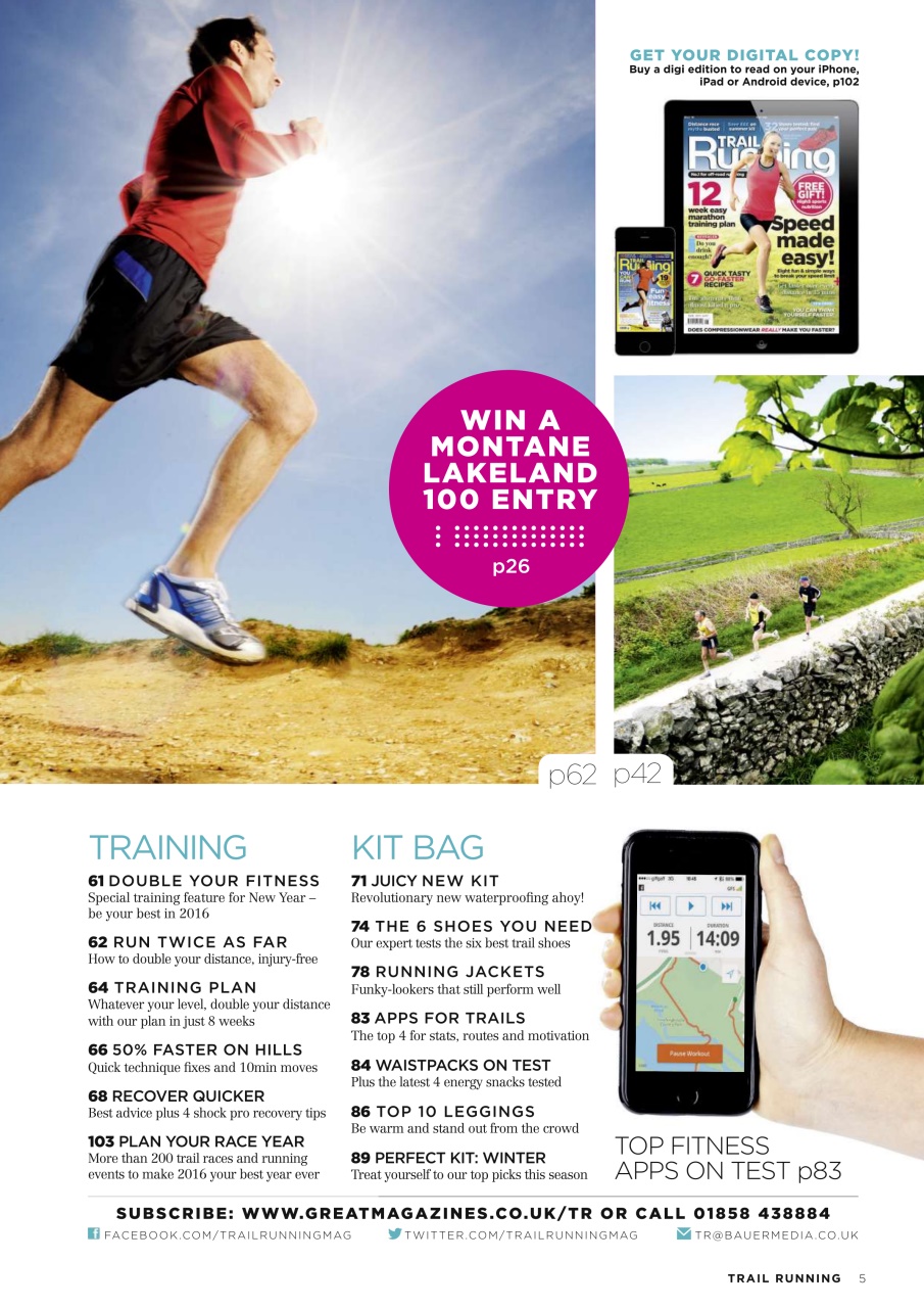 Trail Running Preview Pages