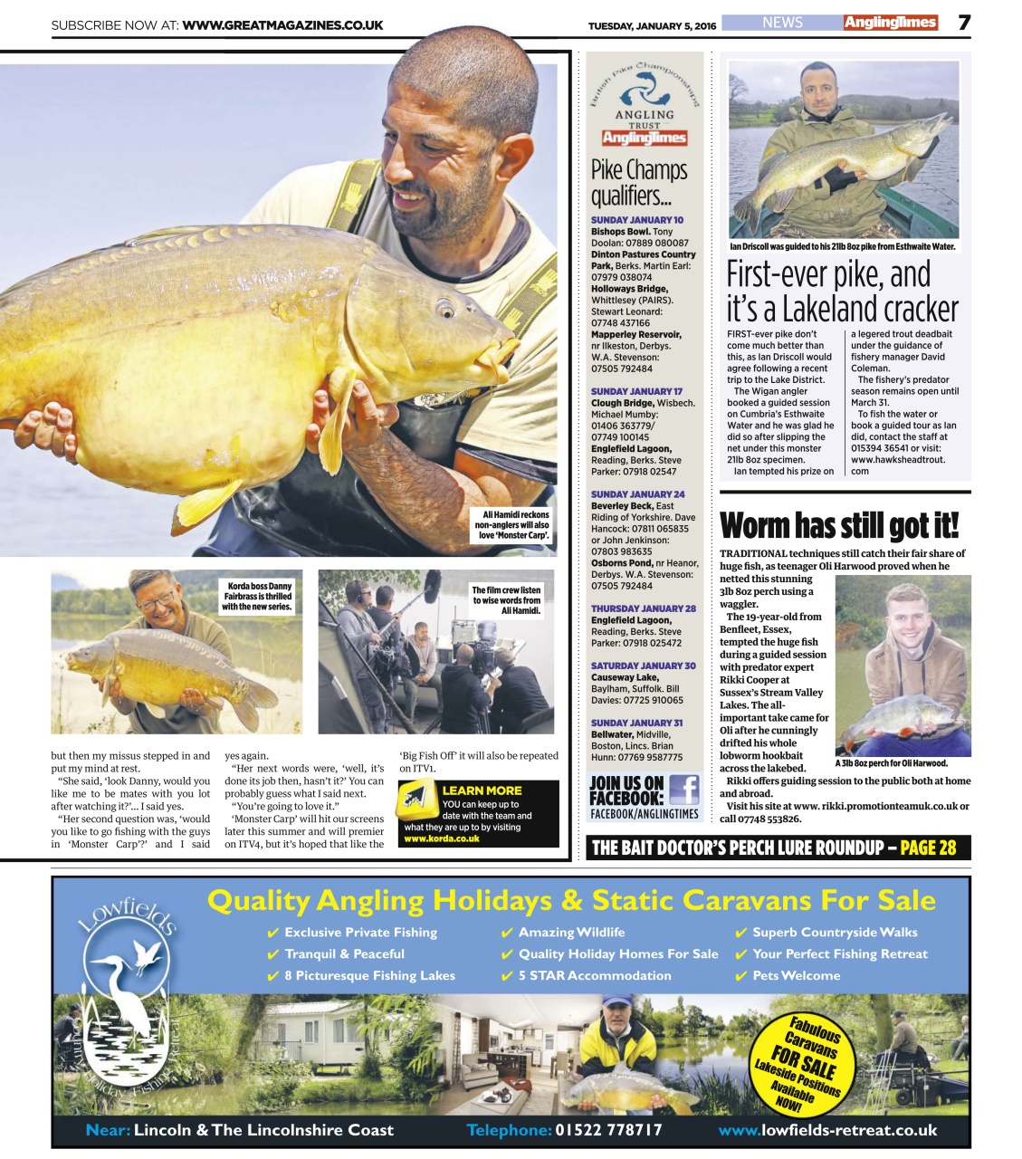 Angling Times Preview Pages