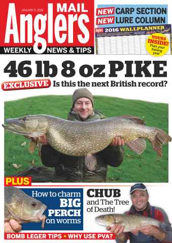 Anglers Mail issue 5th January 2016