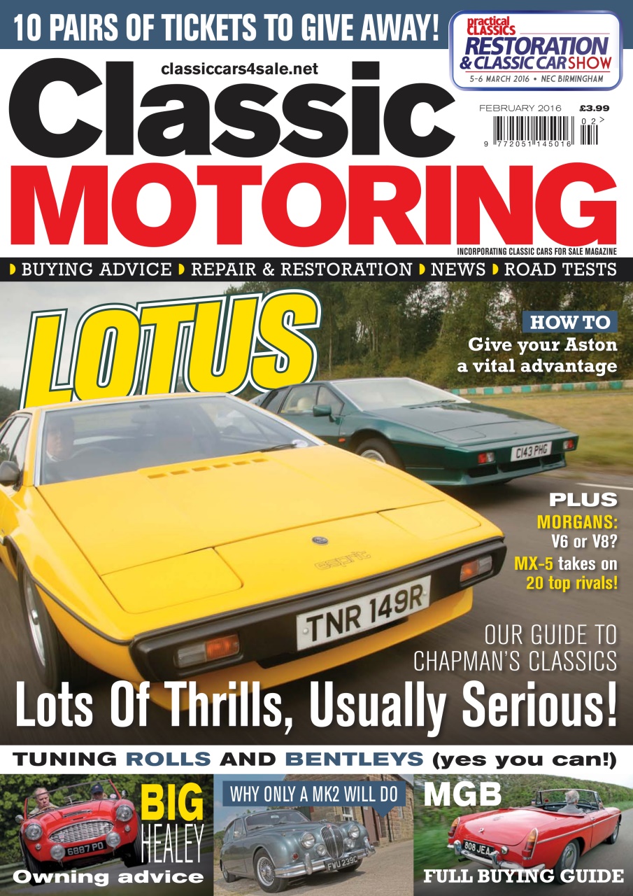 Classic Motoring Preview Pages