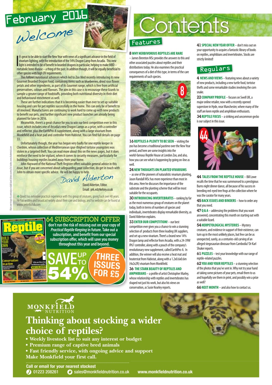 Practical Reptile Keeping Preview Pages