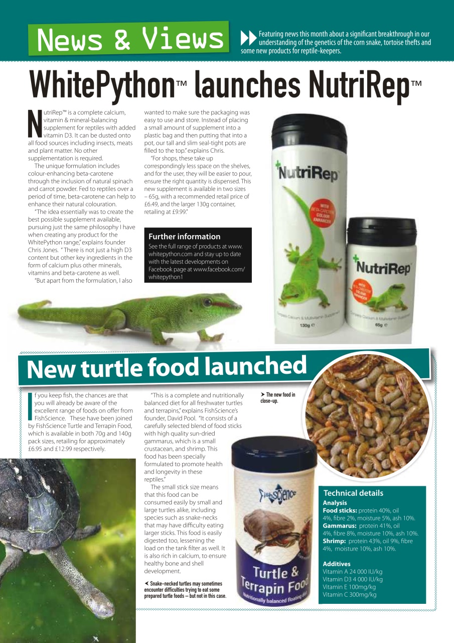 Practical Reptile Keeping Preview Pages