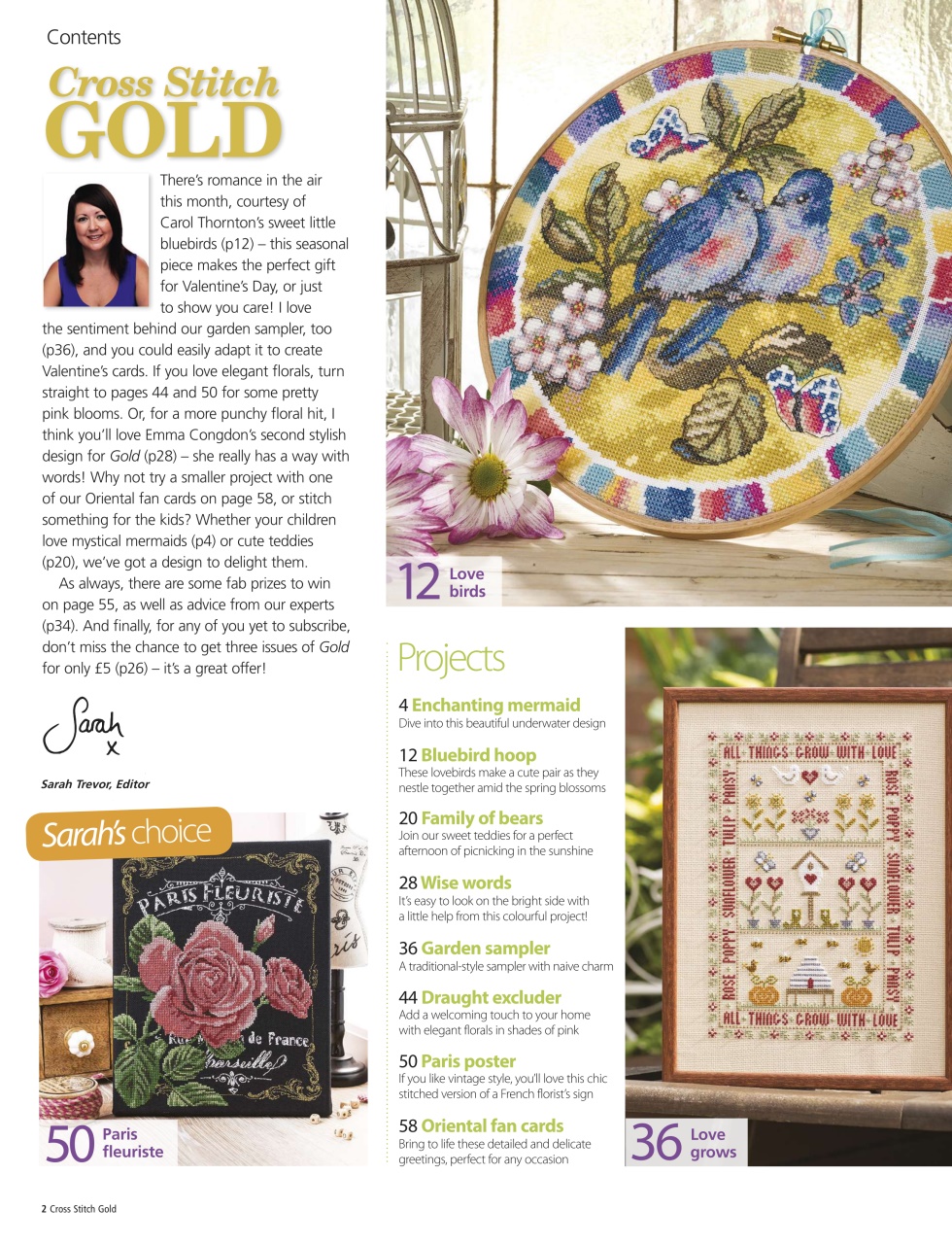 Cross Stitch Gold Preview Pages