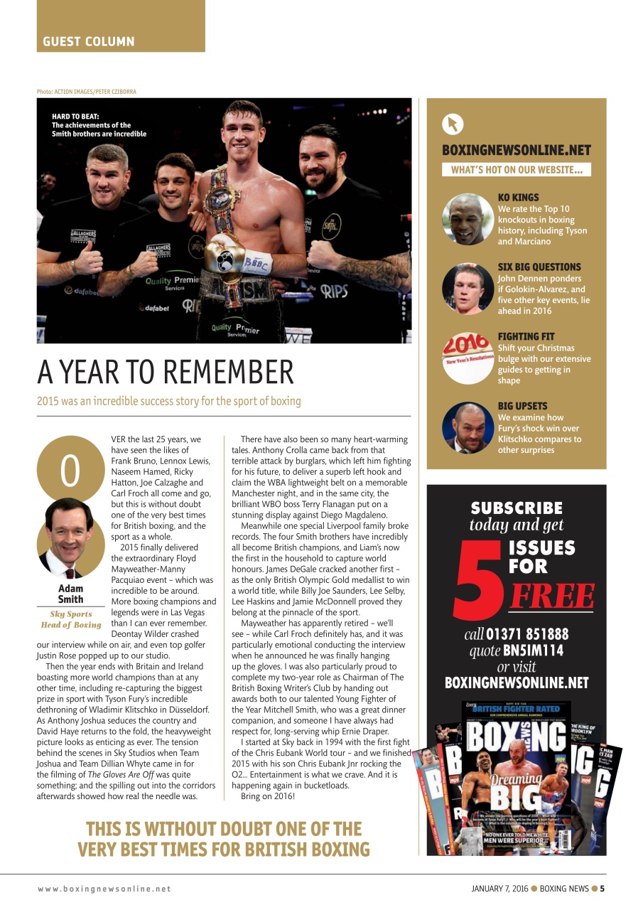 Boxing News Preview Pages