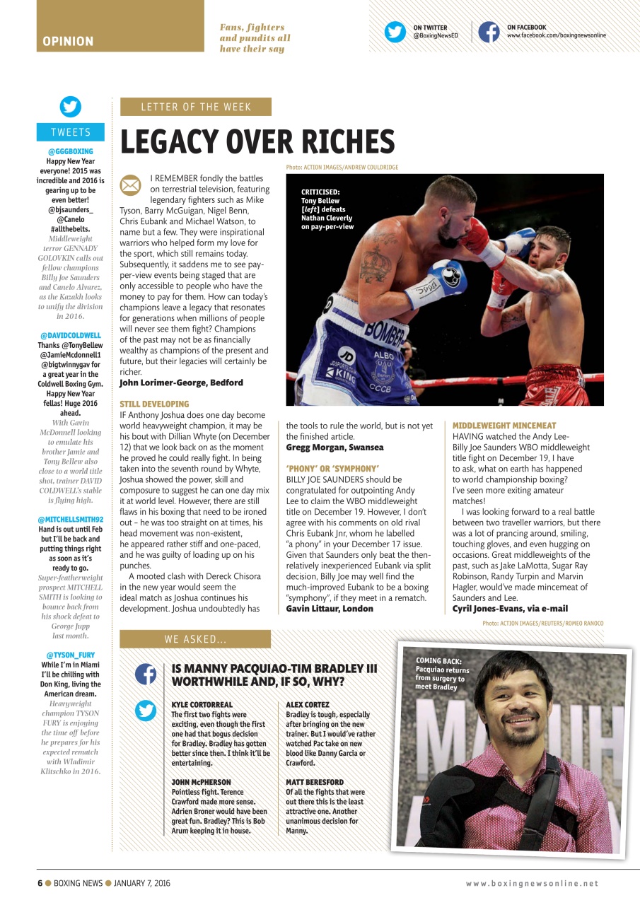 Boxing News Preview Pages