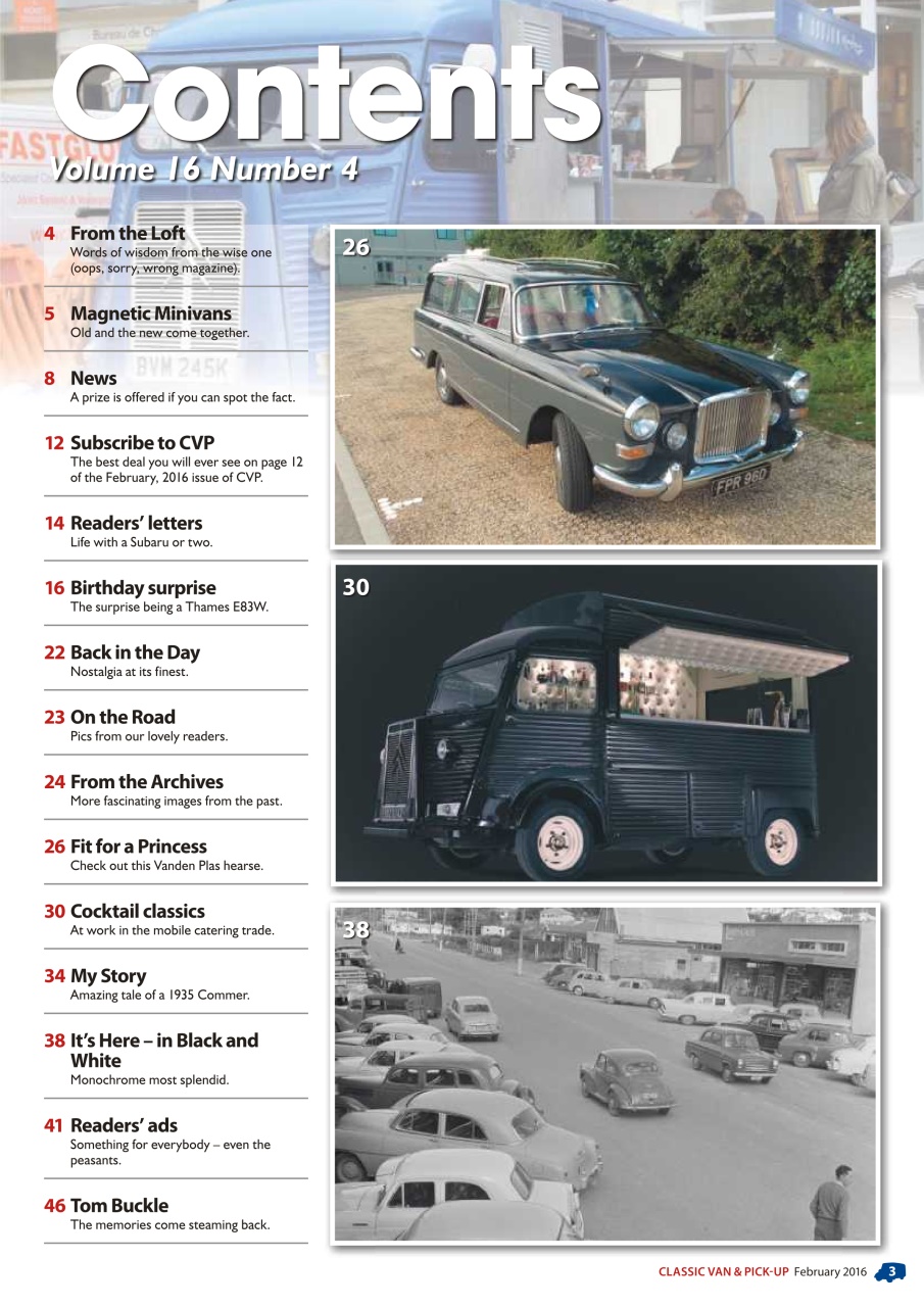 Classic Van & Pick-up Preview Pages