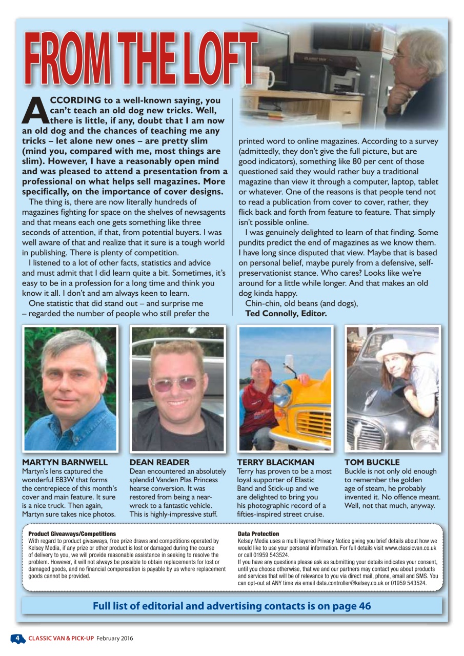 Classic Van & Pick-up Preview Pages