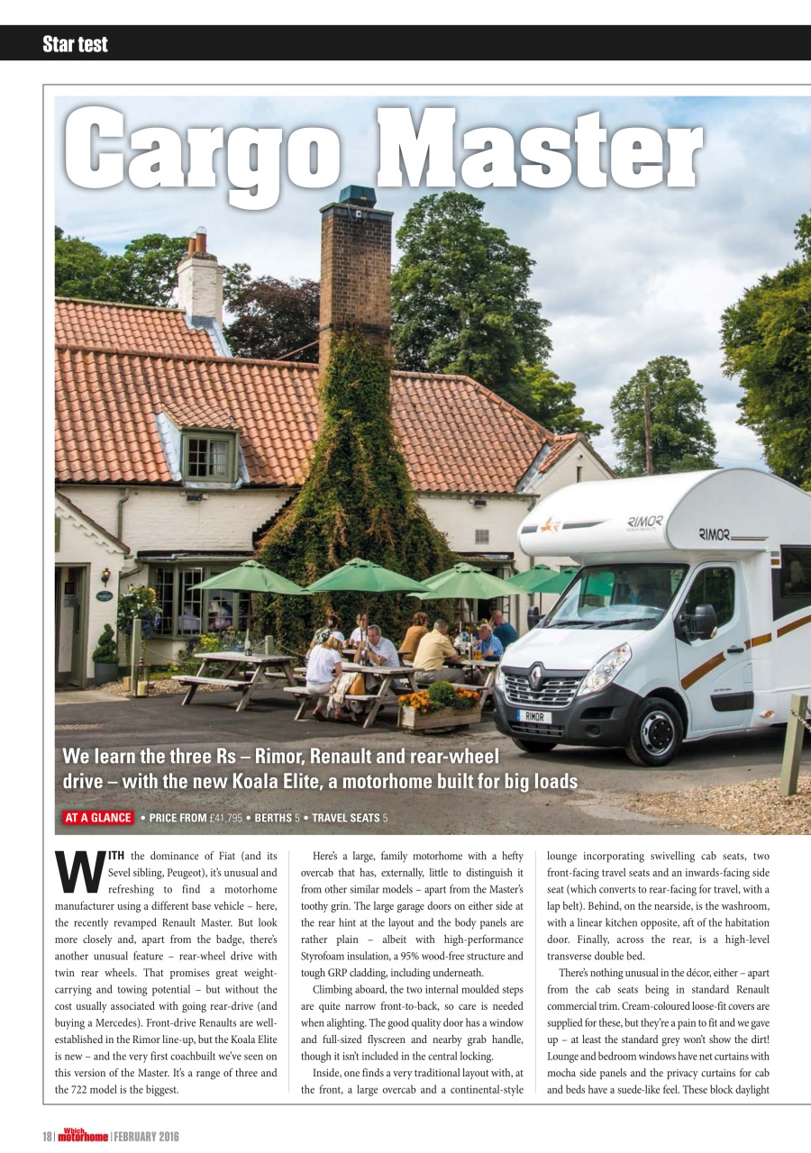 What Motorhome magazine Preview Pages