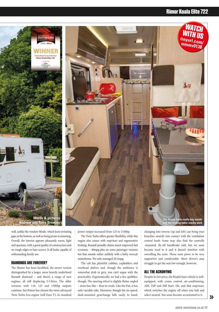 What Motorhome magazine Preview Pages