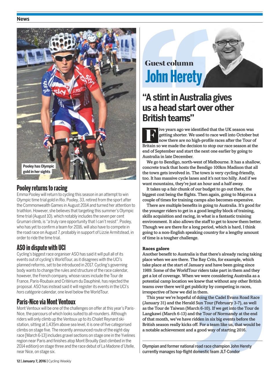 Cycling Weekly Preview Pages
