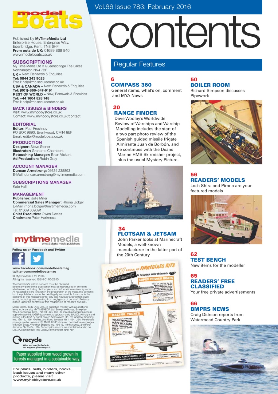 Model Boats Preview Pages