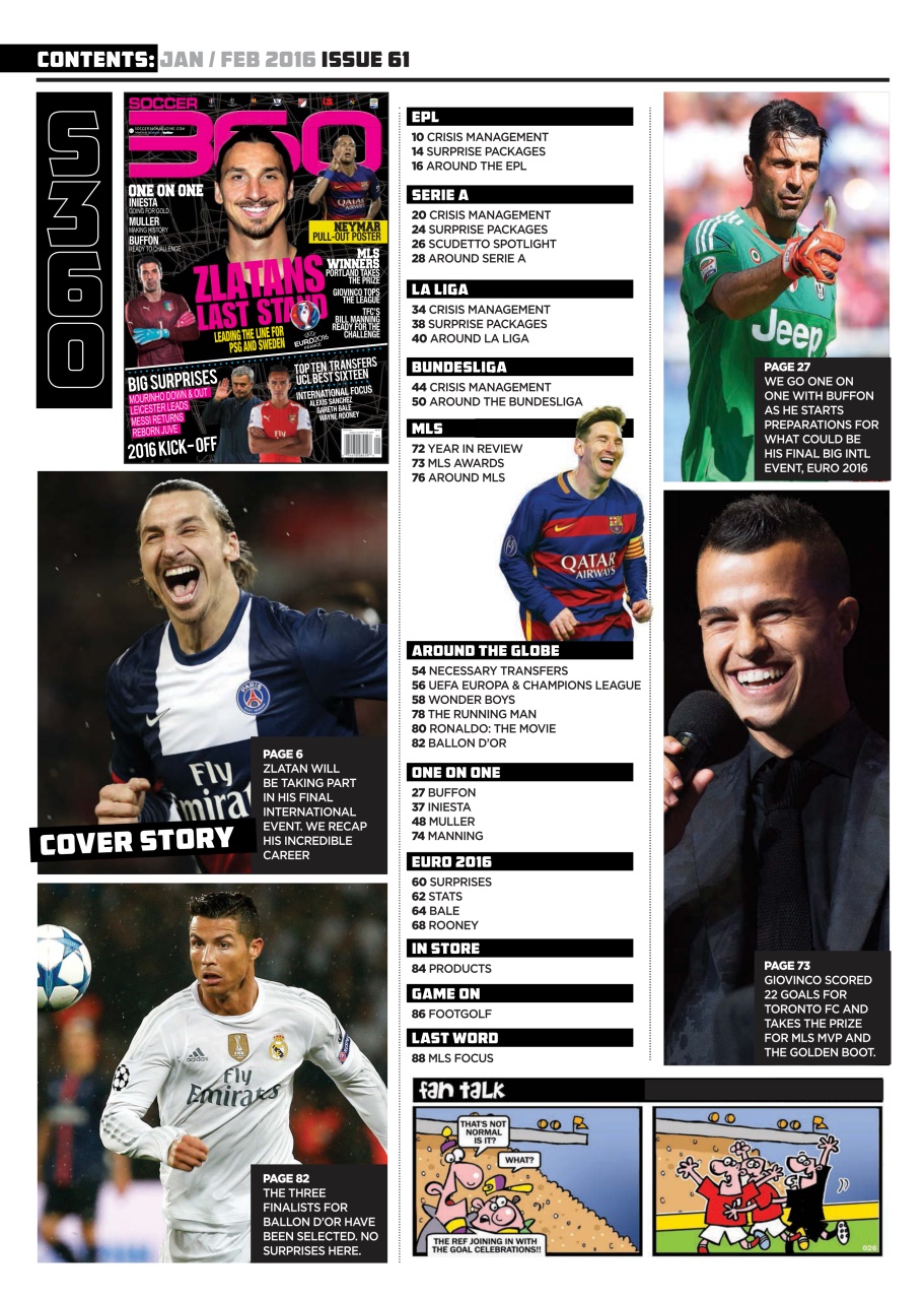 Soccer 360 Preview Pages