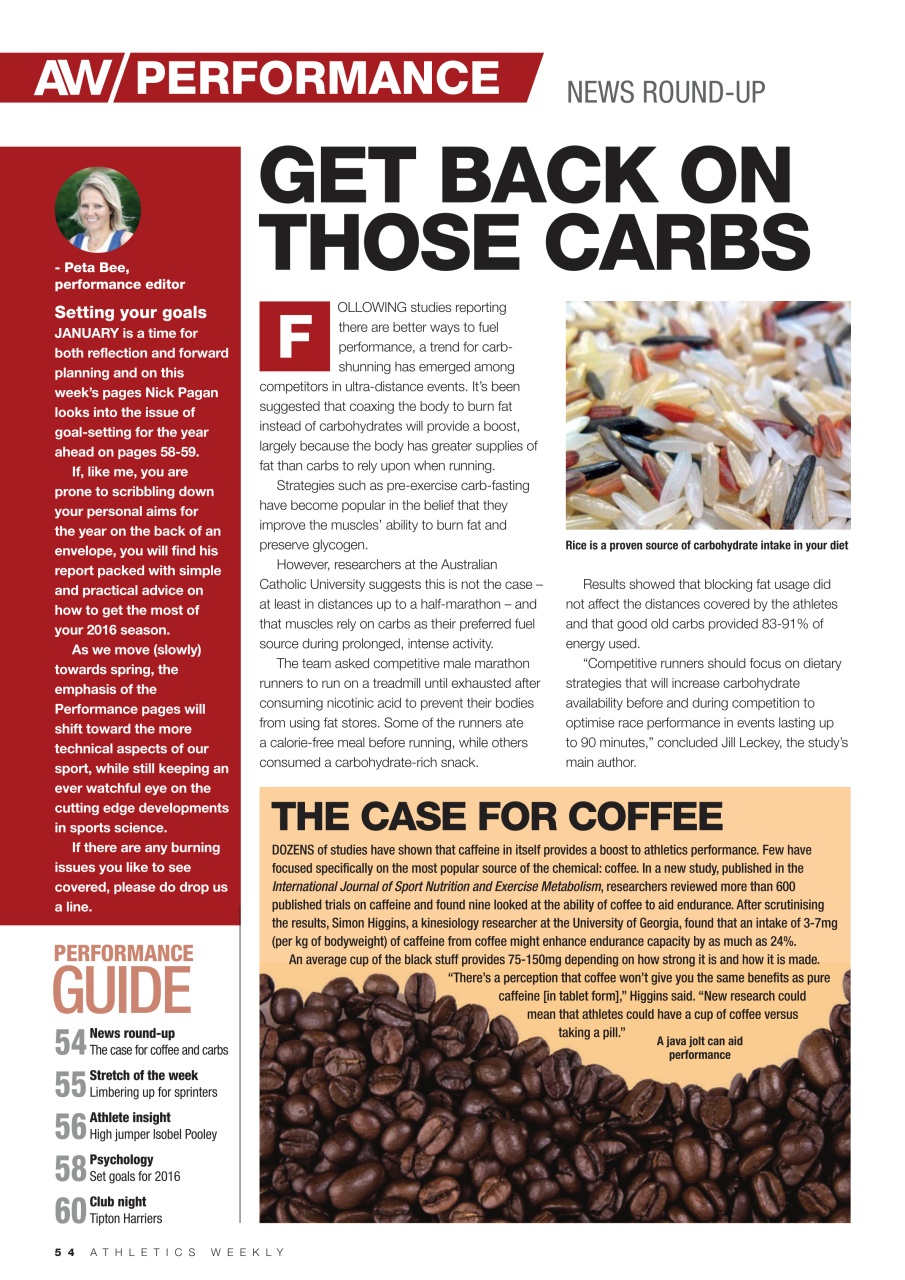 AW – Athletics Weekly Magazine Preview Pages